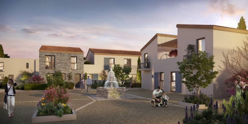 Vente villas neuves dans la Résidence Les Jardins de Toscane à Vendargues près de Montpellier [NOUVEAU]
